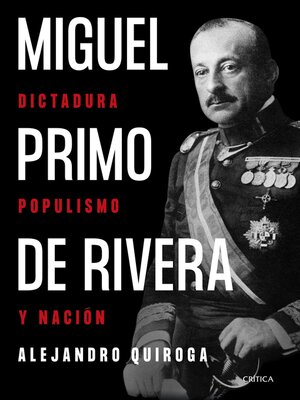 cover image of Miguel Primo de Rivera